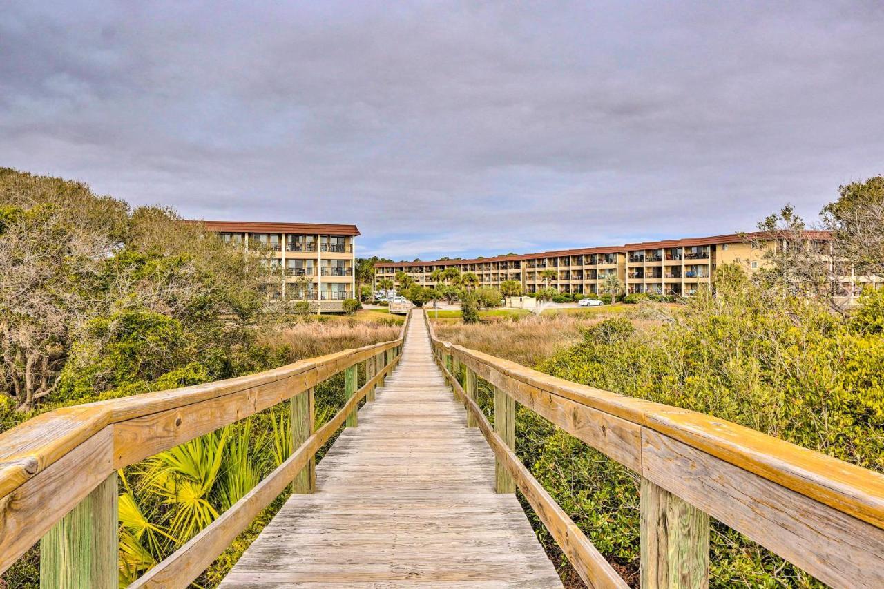 Hilton Head Ocean-View Villa Steps To Beach! Hilton Head Island Exterior photo